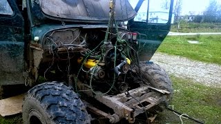 Уаз установка v8
