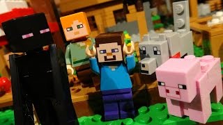 LEGO MINECRAFT - ENDERMAN ATTACK