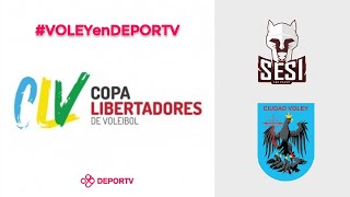 SESI (San Pablo) vs Ciudad (Buenos Aires) - Copa Libertadores de Vóley - Fase de Grupos