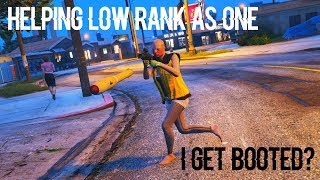 STANDING UP FOR A LOW RANK AS A LOW RANK (DIRTY 3v2 FIGHT) | FREE-MODE WARS | GTA 5 ONLINE