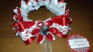 Мастер класс   Повязка Канзаши Своими руками