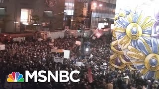 Anti-Trump Protests Grip Cities Nationwide | Rachel Maddow | MSNBC