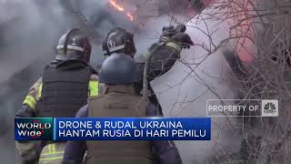 Lagi Pemilu, Drone & Rudal Ukraina Hantam Rusia