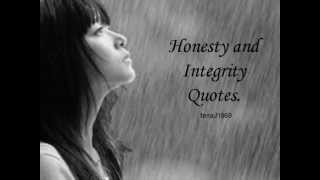 Honesty and Integrity Quotes