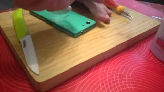 Замена задней крышки Sony Xperia Z3 Compact Ч.1
