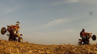 Honda 300ex wheelie fails!!!