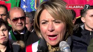 Vibo manifestazione di Libera per l'operazione  Rinascita Scott