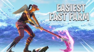 *EASIEST* WAY HOW TO TURBO FARM ON CONSOLE! LATEST PATCH v5.21 - FORTNITE BATTLE ROYALE