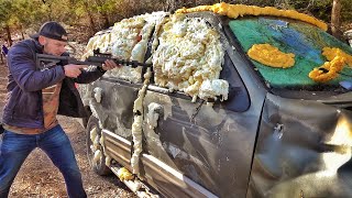 I Completely Filled an Expedition with Spray Foam..... Is It Bulletproof Now???