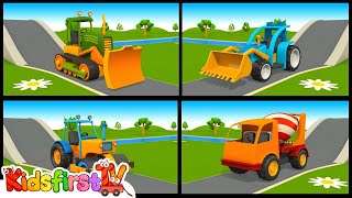 Kids' vehicles. Cartoons for kids & Learning videos.