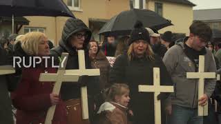 UK: "Wound to community" - Derry locals march on Bloody Sunday 50th anniv