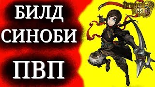 БИЛД ПВП АССАСИН специализация СИНОБИ  в игре Dragon Nest Mobile для android