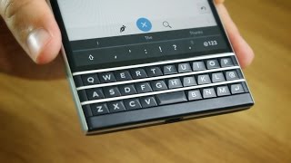 BlackBerry Passport keyboard walkthrough and demo
