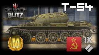 WoT Blitz Мастер на Т-54 - World of Tanks Т-54 (M)