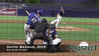 David Bednar Prospect Video, RHP, San Diego Padres