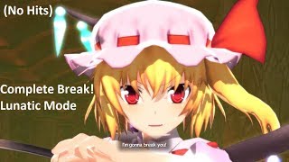 All Bosses Complete Break! (No Hits) Lunatic Mode | Touhou Azure Reflections