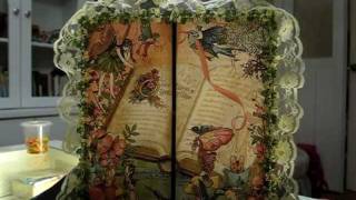 G45-Once Upon a Springtime -Altered box w/ Gatefold Envelope Mini Album