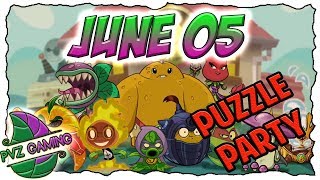 PvZ Heroes: Daily Challenge 06/05/2019 June 05 - Puzzle Party [June 05th]