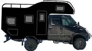 Iveco daily 4wd + строительство прицепа-кемпера, 5 серия.