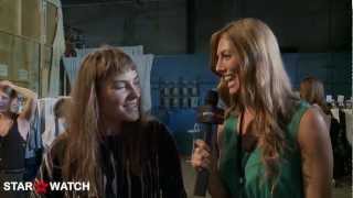 Anne Sofie Madsen interview at 2013 New York Fashion Week spring/summer collections