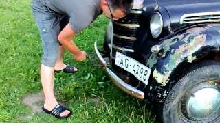 Катаемся с сыном на классной машине МОСКВИЧ-401  54 года выпуска !