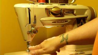 NIFTYTHRIFTYGIRL: SINGER 500A SLANT O MATIC ROCKETEER SEWING MACHINE