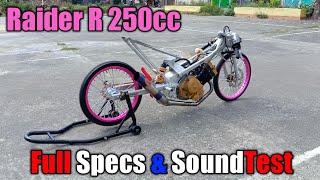 DRAG BIKE 250cc (Suzuki Raider R150)