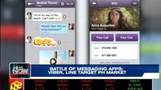 Battle of messaging apps: Viber, Line target PH market