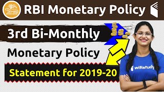 3rd Bi-Monthly Monetary Policy Statement for 2019-20 | Highlights of RBI's Monetary Policy Review