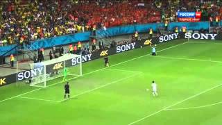 Голландия-Коста-Рика 0:0. Серия пенальти 4:3. ЧМ 2014. Обзор матчей! Лучшие моменты. Все голы.
