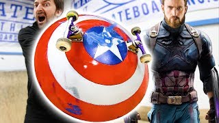 CAPTAIN AMERICA'S SHIELD | INFINITY WARS SKATE EVERYTHING