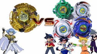 HADES KERBECS vs BLADEBREAKERS | Beyblade Team Battle - Burst vs Metal