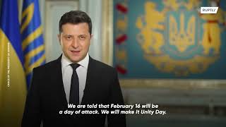 Ukraine: Zelensky declares 'day of attack' February 16 'Day of Unity'