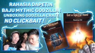 TIPS AND TRICK HOW TO GET MYTHIC GODZILLA COSTUME!!! UNBOXING CRATE PUBG MOBILE INDONESIA