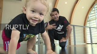 21-month-old "Superbaby" shows off spectacular Taekwondo skills