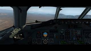 MD-80 approach & landing in Comodoro Arturo Merino Benítez airpot, Chile.