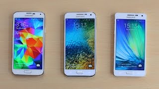 Samsung Galaxy A5 vs Galaxy E5 vs Galaxy S5 Speed Test