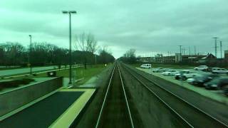 Metra UPN #322 express head end Cabcar ride part 1