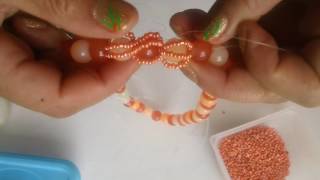 collar de bolas de cristal super sencillo