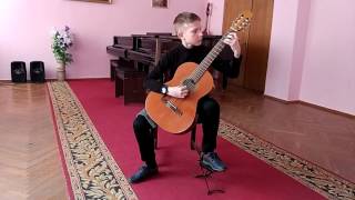 Гитарист-композитор Игорь Шошин. Пьеса для гитары "Вечер в Гуте".