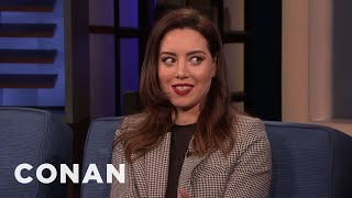 Fred Armisen & Nick Kroll Saved Aubrey Plaza's "Border" Screening - CONAN on TBS