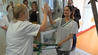 Schüler leiten eine Station Asklepios Klinik Weissenfels Geriatrie Sebastian Neidel Josef