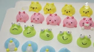 Мордашки из маршмеллоу! Делаем милые мордочки из домашнего маршмеллоу ручной работы