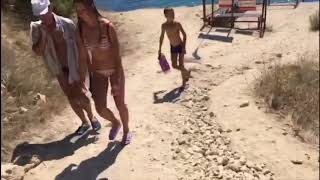 Крым Пляж Фиолент Разгар Сезона
