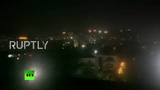 Fireworks and gunfire ring out over Kabul on last day of US troop repatriation *PARTNER CONTENT*