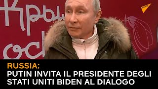 Russia: Putin invita il presidente degli Stati Uniti Biden al dialogo