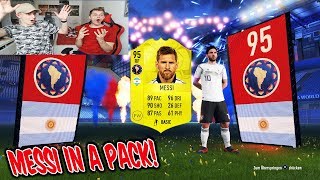 Mein BRUDER zieht das 1. mal in seinem Leben MESSI ? Fifa 18 Pack Opening Ultimate Team