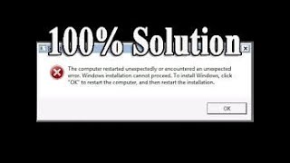 [FIX] The Computer Restarted Unexpectedly or Encountered an Unexpected Error Win7 Win8 Win10