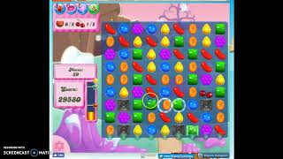 Candy Crush Level 148 Audio Talkthrough, 2 Stars 0 Boosters