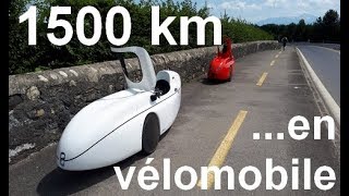 Voyage de 1500 km en Velomobile Waw